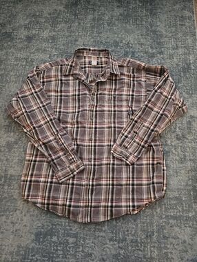 Patagonia Men's Plaid Button-Down Shirt  Size 2XL